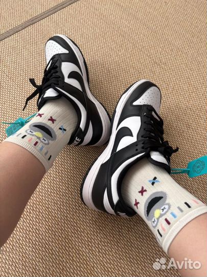 Nike Dunk low black white(Оригинал)