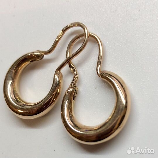 Золотые серьги 585 пробы