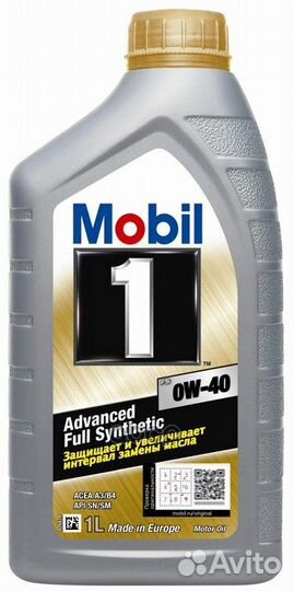 Mobil-1 FS 0W40 1л синт Mobil
