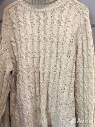 Свитер белый L