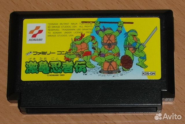 Teenage mutant ninja turtles tmnt Famicom Денди