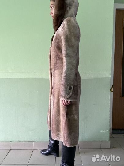 Шуба мутон+норка Elena Furs