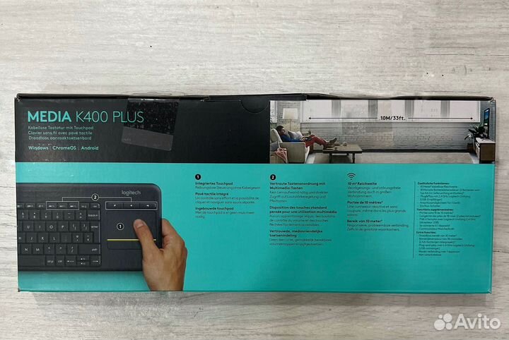 Клавиатура Logitech Меdia Германия новая оригинал