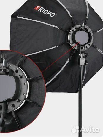 Софт бокс для вспышки + стойка