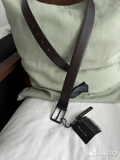 Кожаный ремень Massimo Dutti