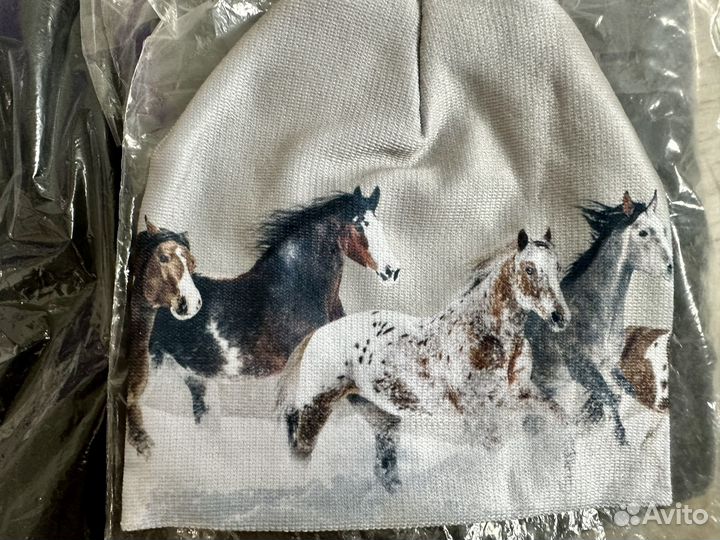 Шапка и перчатки Molo 3-6 новые