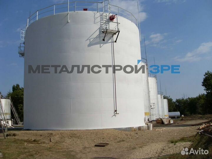 Резервуар вертикальный стальной 400 кубов
