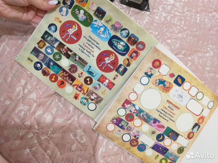 Наклейки + плакат Гравити Фолз и Лило и Стич и д.р