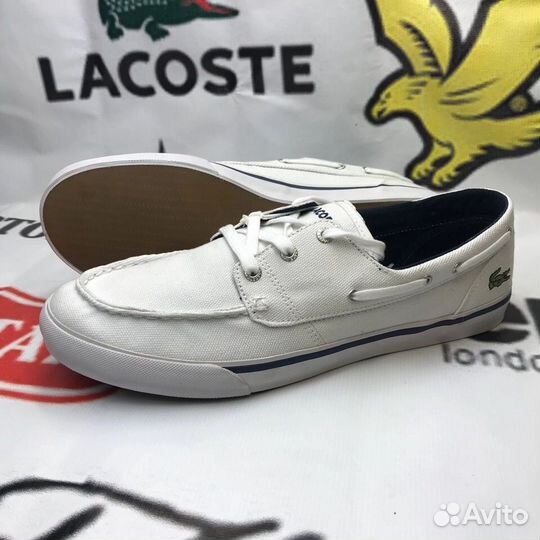 Кеды Lacoste Sport Keel CLL SPM WHT/DK BLU CNV