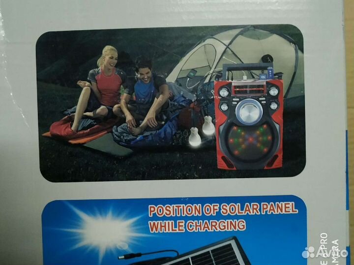 Звуковая колонка с радио караоке usb