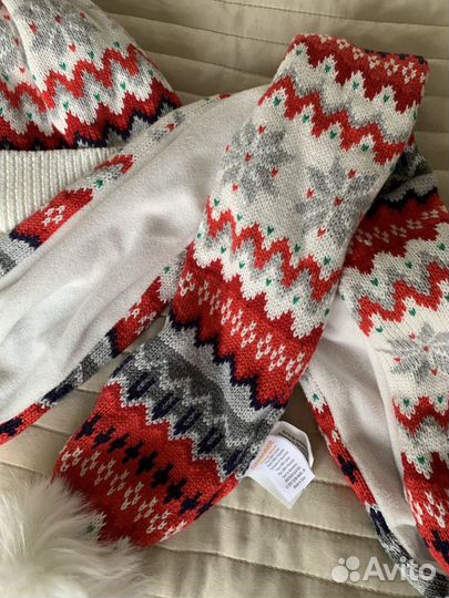 Комплект шапка, шарф