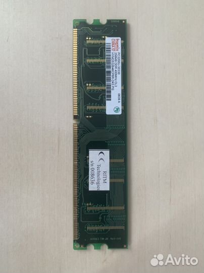 Оперативная память Hynix DDR 256mb