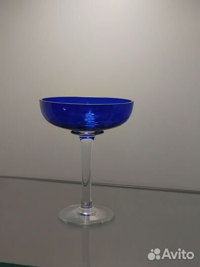 Ваза-конфетница на ножке, хрусталь