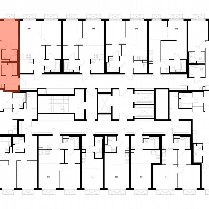 2-к. квартира, 49,3 м², 11/20 эт.