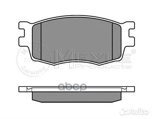 Колодки тормозные hyun/KIA accent/RIO 05- перед
