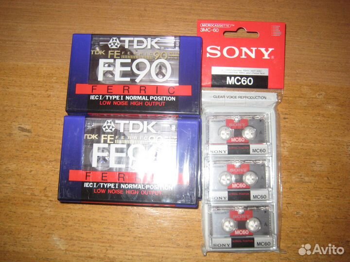 Аудиокассеты запечатанные Япония