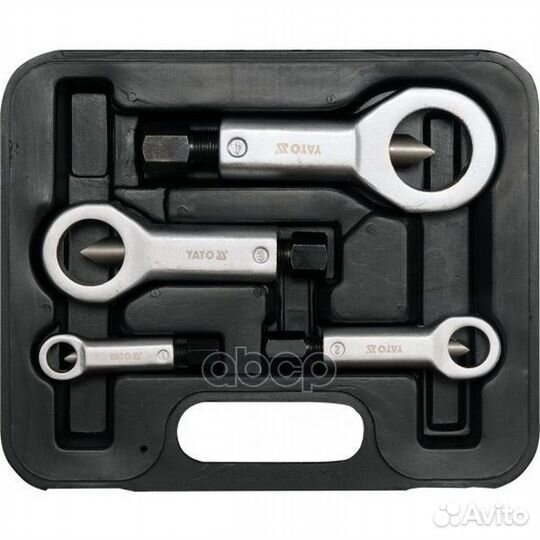 Набор гайколомов 4 пр: 9-12 мм, 12-16 мм, 16-22