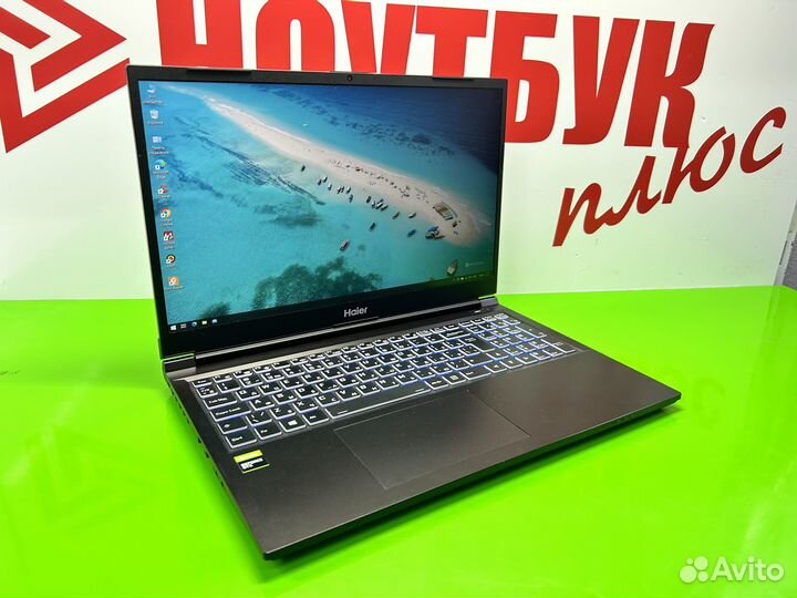 Игровой ноутбук core i5 10200 GTX1650ti 4gb