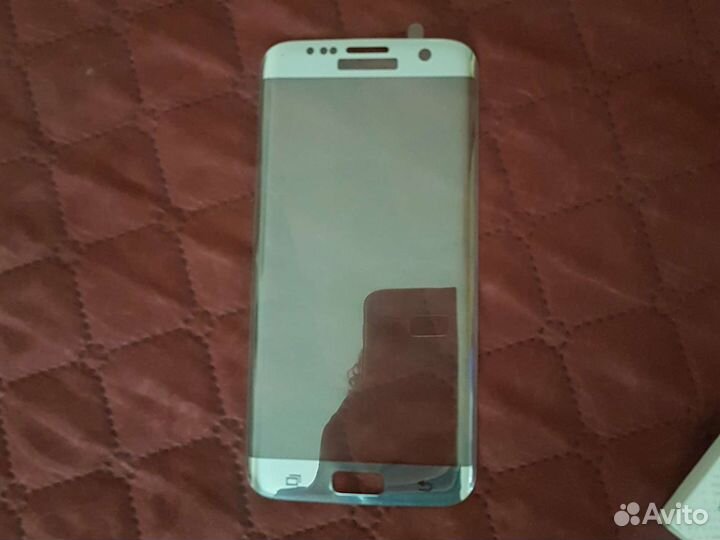 Защитное стекло samsung Galaxy S7 Edge Silver