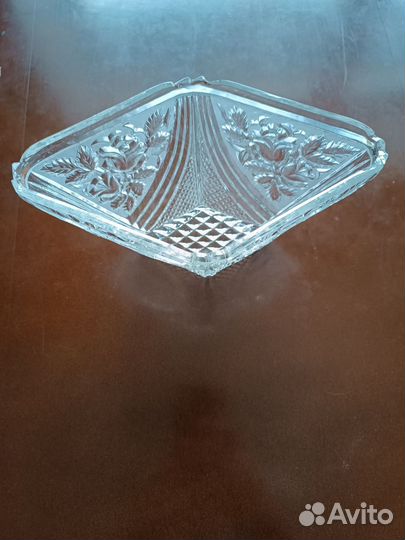 Ваза конфетница хрусталь СССР