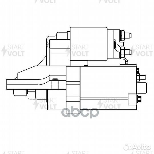 Стартер ford focus II 04- 1.8I 1.4кВт LST1003 S