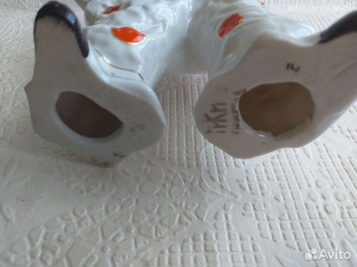 Фарфоровая статуэтка клоун гики (лзфи) СССР