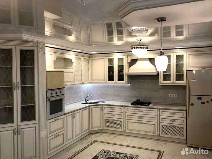 Кухня классический стиль угловая на заказ