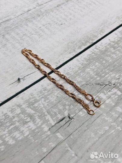 Браслет. Золото 585, плетение 