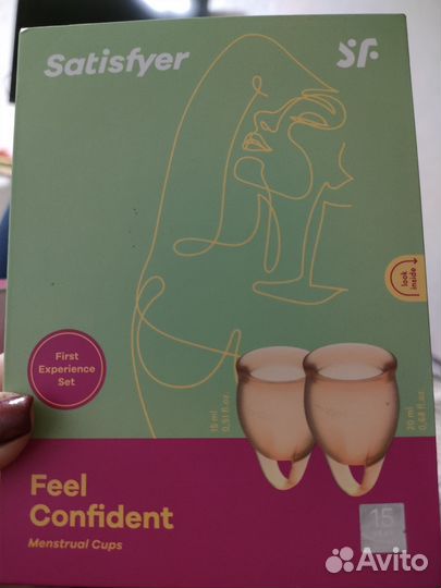 Менструальная чаша satisfuer 15 и 20 ml