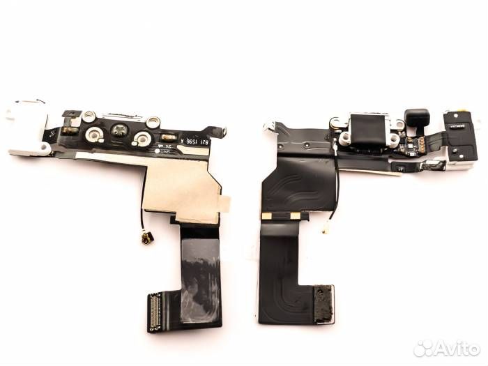 Шлейф для iPhone 5S + разъем зарядки + разъем гарн