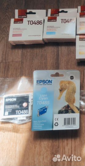 Картриджи Epson T0481 T0482 T0483 T0484 T0485
