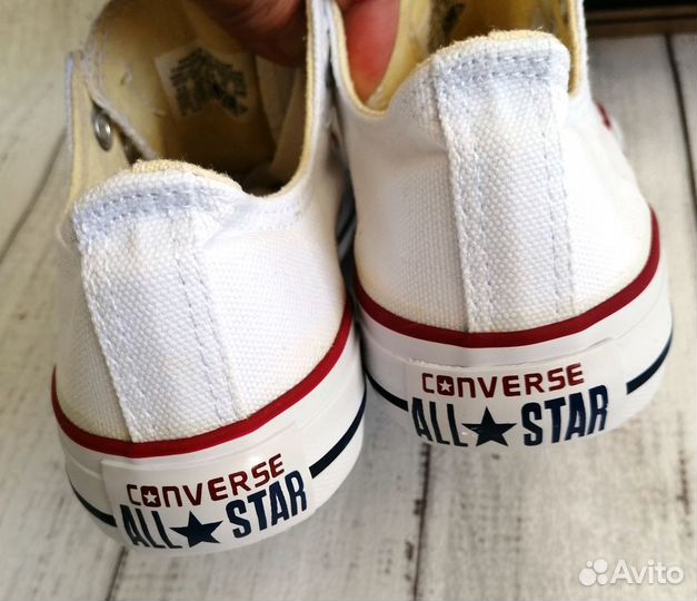Белые кеды Converse All Star унисекс 36