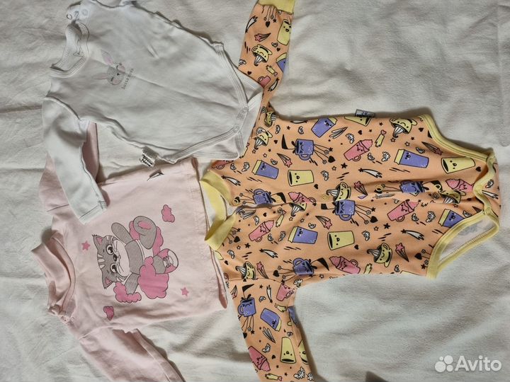 Одежда для девочки 68-74 пакетом