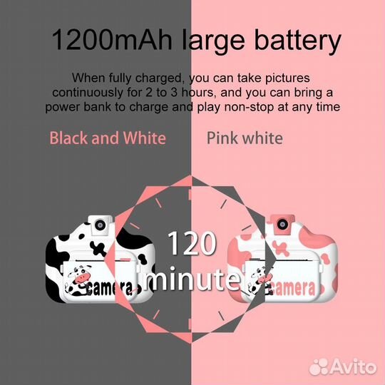 Детский фотоаппарат моментальной печати