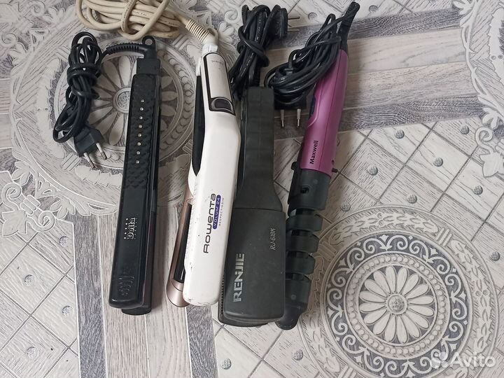 Утюжок для завивки волос rowenta, delta, Maxwell