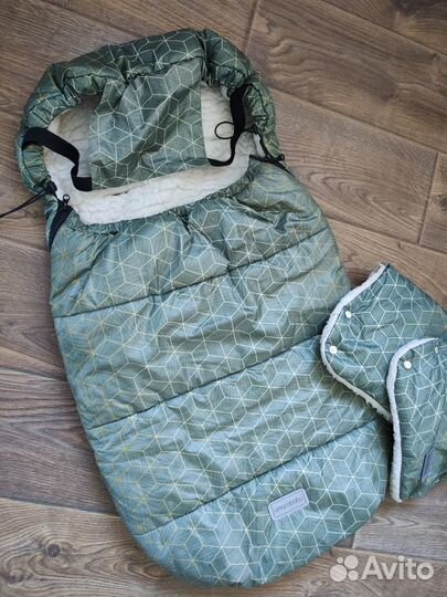 Зимний конверт в коляску amarobaby