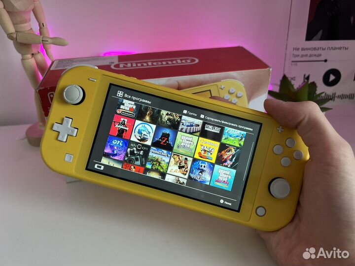 Портативная игровая приставка nintendo switch lite
