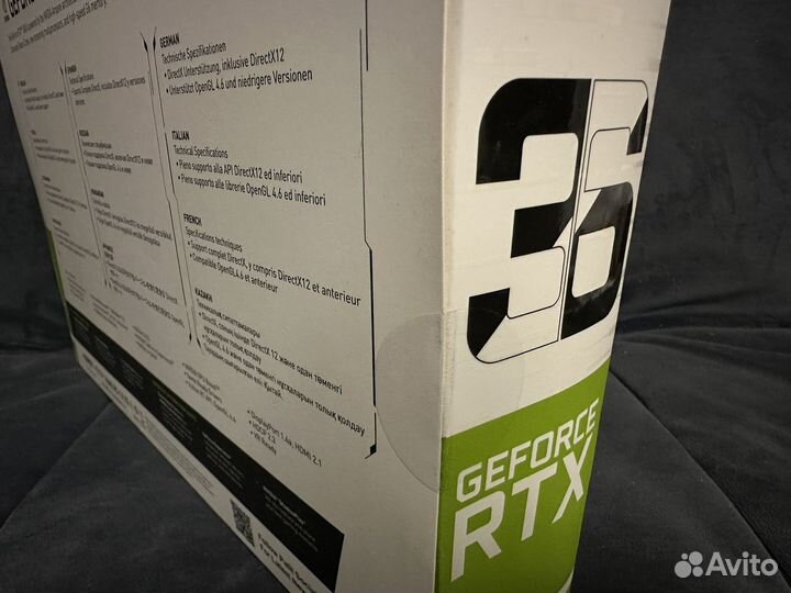 Видеокарта Palit GeForce RTX 3060 Dual 12 gb