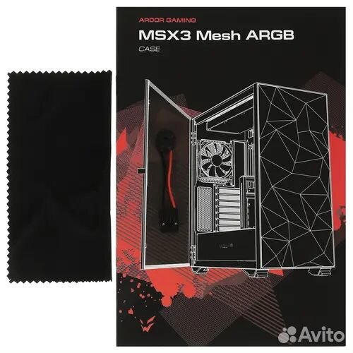 Игровой Корпус для пк ardor gaming MSX3 Mesh BG ar