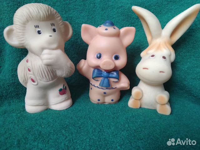Резиновые игрушки СССР Животные. Цена за лот