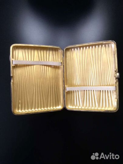 Портсигар серебряный