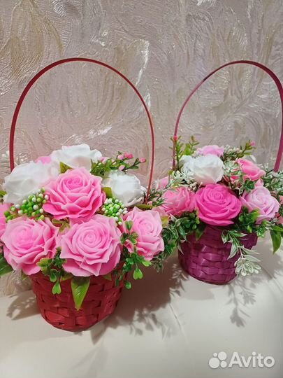 Букеты из мыла ручной работы к 8 марта