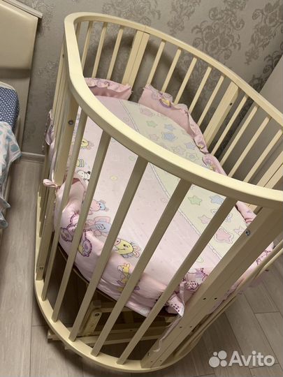 Детская кровать трансформер с маятником