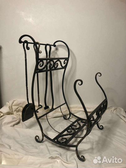 Кованый каминный набор