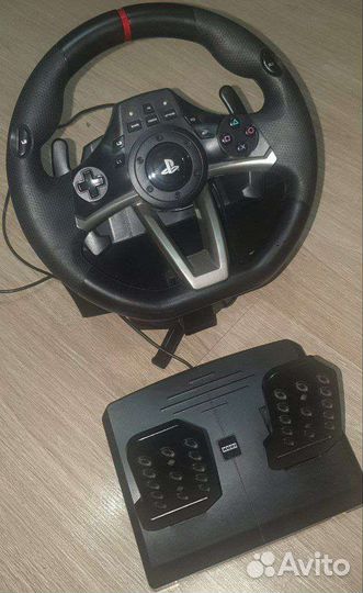 Игровой руль с педалями Hori Racing Wheel apex
