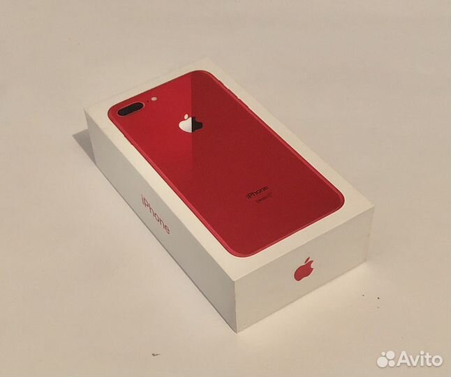 Коробка от iPhone 8 plus Red