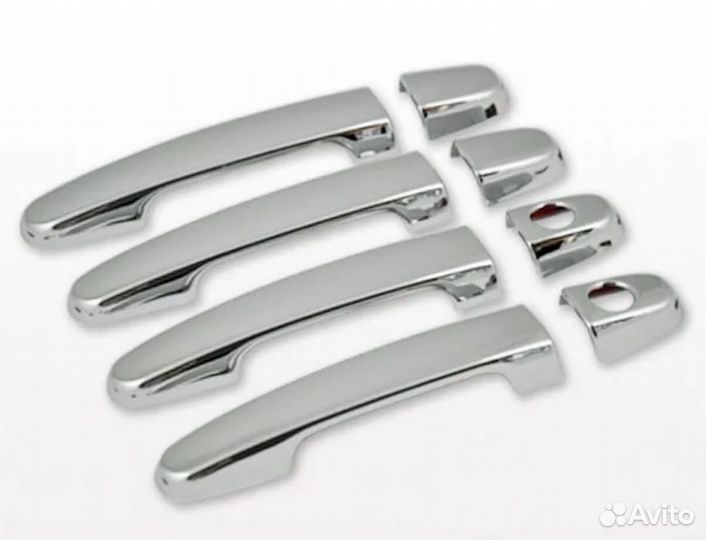 Хром накладки на ручки Toyota Corolla/Flelder