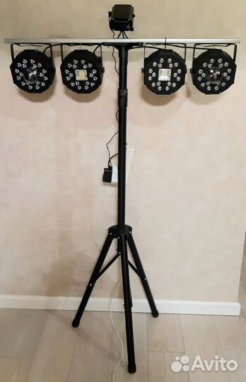 Крутой набор светомузыки на стойке 2 метра