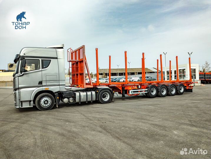 Полуприцеп лесовоз (сортиментовоз) Тонар 9989, 2024