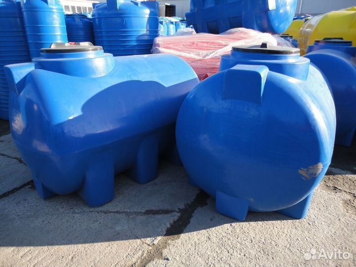 Бак для воды горизонтальный 2 м3 / 2000